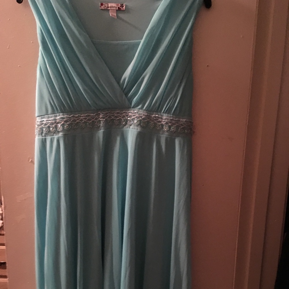 Sky blue formal/special event dress